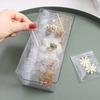 100 PCS PVC Self Sealing Jewelry Bag Thick Necklace Bracelet Ziplock Bag Ring Storage Holder Bag Storage Anti-oxidation Bag
