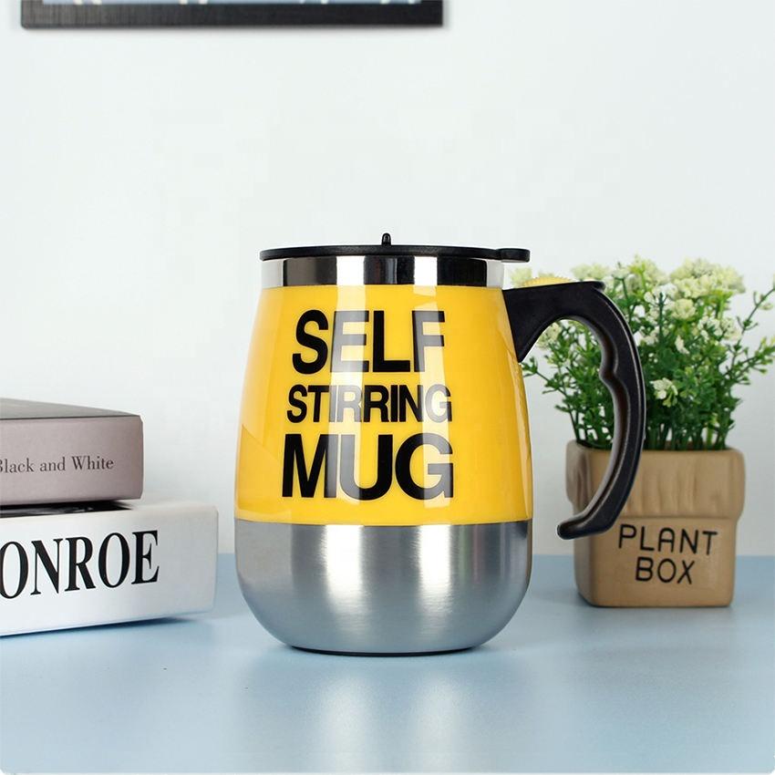 Coffee Mug Self Stirring Mug Auto Self Mixing Stainless Steel Cup for Coffee Milk