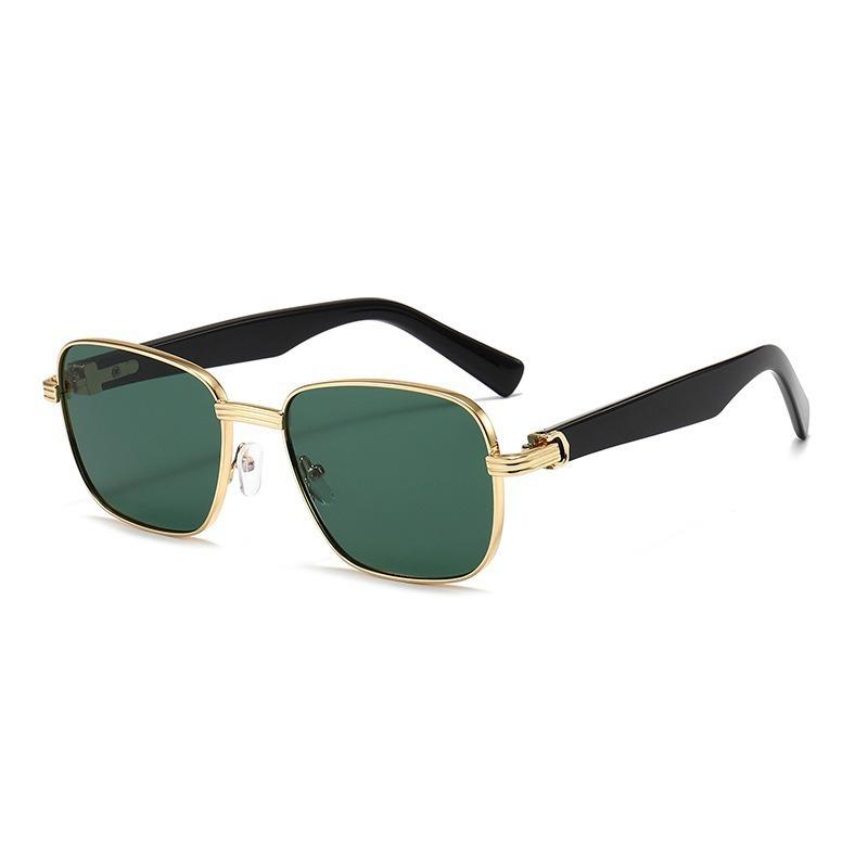 New men's metal frame sunglasses casual retro fashion glasses sunscreen sunglasses sunglasses