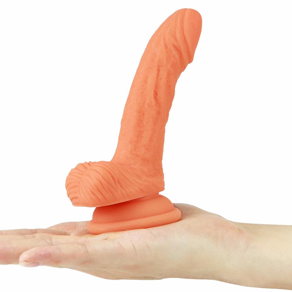 Adult Female Fake Penis Masturbation Stick Double Layer Liquid Silicone Soft Penis