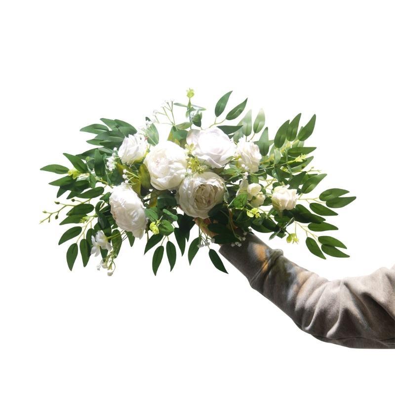 Artificial Flower Swag for Wedding Arch Wedding Welcome Sign Flower Decoration