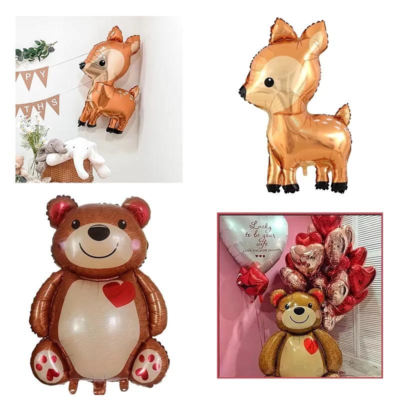 Giant Teddy Bear Foil Balloon Perfect Decoration for Children's Birthday Parties Kids Room Nursery Decor Made of Aluminum Film
