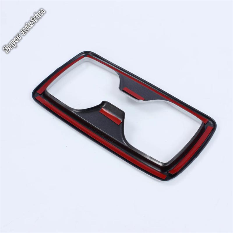 Car Rear Water Cup Holder Panel Frame Cover Trim ABS Matte Accessories For Toyota RAV4 XA50 / Highlander / Harrier  - 2026