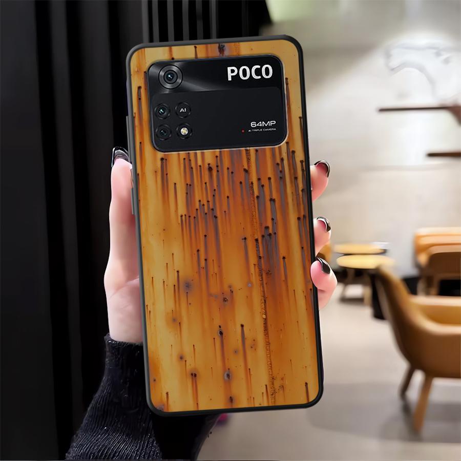 Funda Phone Cover Case for Xiaomi Poco M5 F3 F4 F5 M3 M4 Pro X3 X4 X5 C50 C51 C65 Retro Rust Marks