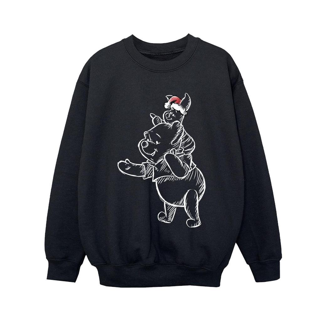 Disney Boys Winnie The Pooh Piglet Christmas Sweatshirt