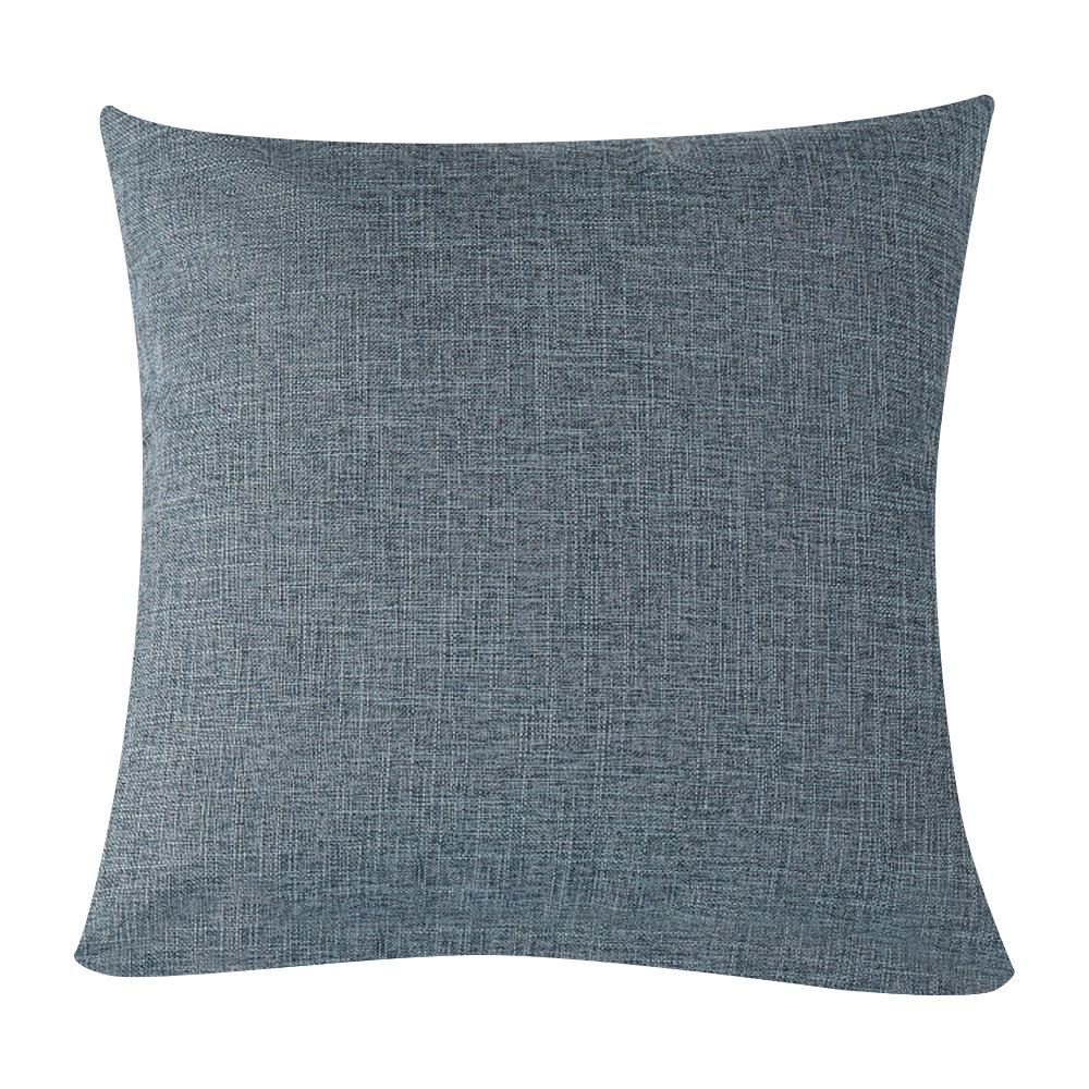 Square Decorative Pillow Case Linen Throw Pillow Covers  for Sofa Bedroom Car Living Room