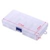Transparent Fish Lure Storage Utility Box for Lure Organize Clear Plastic Fishing Tackle Box