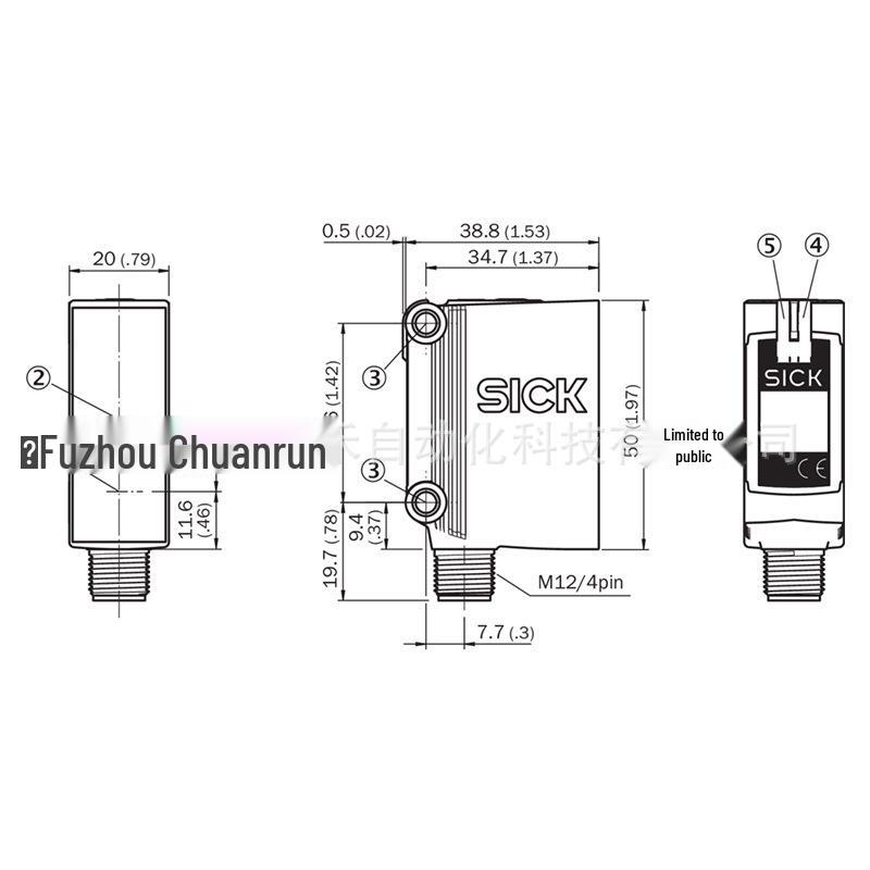 GTE10-P4212 Sick Diffuse Reflective Sensor 1065867 Photoelectric Switch - Brand New Original GTE10-P4212