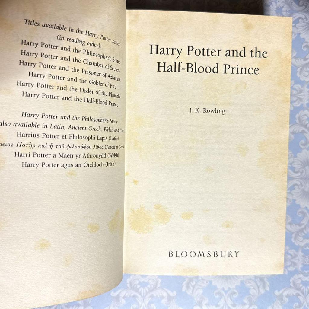 [USED] Harry Potter and the Half-Blood Prince