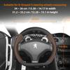 For Peugeot Carbon Fiber Texture Perforated Leather Steering Wheel Cover 508 3008 207 2008 307 Sw 308 206 208 5008 301 Expert