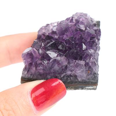 Natural Amethyst Cluster Quartz  Mineral Specimen Healing Stone Rough Ore