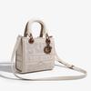 High-end Light Luxury Bag Women's Summer New Messenger Versatile Heavy Industry Embroidery Princess Diana Bag Portable Tote Bag