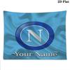 SSC Napoli Custom Name Wall Tapestry Aesthetic Wall Hanging Printed Fabric Blanket Decorative Tapestries for Bedroom Living Room Home Decor