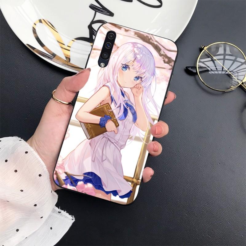 Pouzdro na telefon Eromanga Sensei Manga Anime pro Samsung A32 A51 A52 NOTE 10 20 S10 S20 S21 S22 Pro Ultra černé PC skleněné pouzdro na telefon