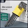 High-Temp Quenching Hex Key Set: Automatic Combo with Single and Hexagon Wrenches