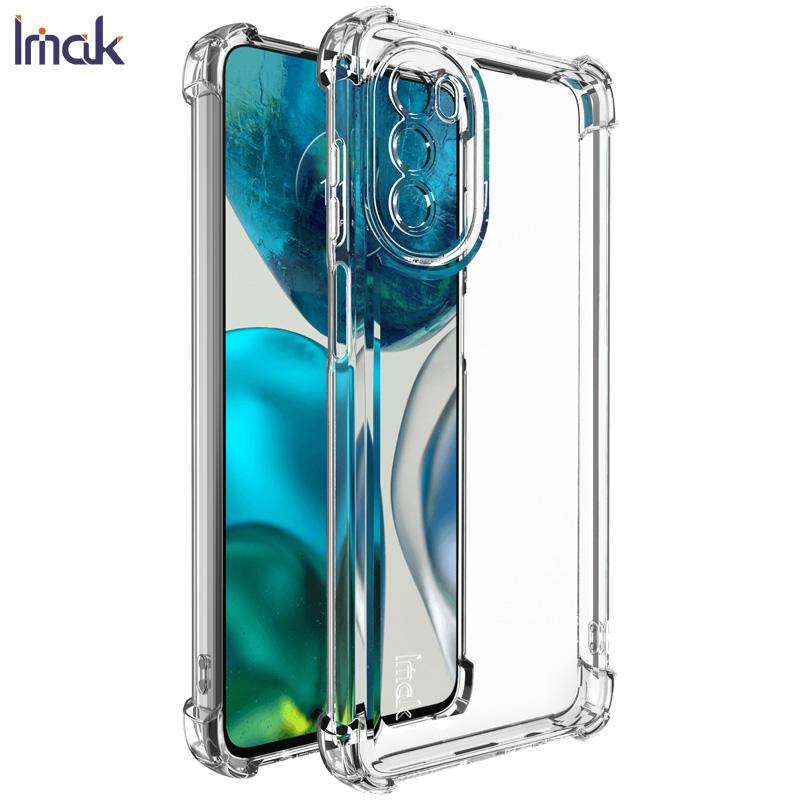 

Для Moto G52 4G Чехол для телефона IMAK UX-4 Ударопрочный Мягкий чехол Moto G52 4G белый