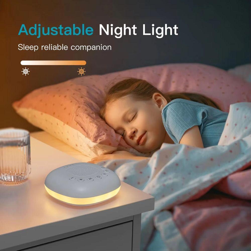 Timed Shutdown Baby Sleep Machine Volume Adjustable Soothing Sounds Machine  Relaxation