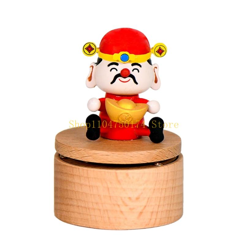 Music Boxes With Multiple Themes Festives Decoration Rotating Santa Christmas Ornament top sale