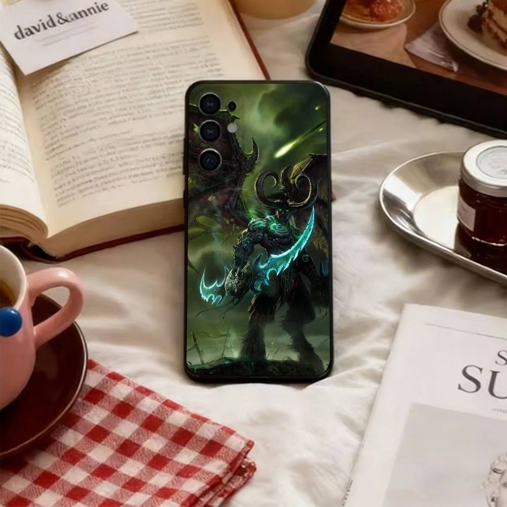 W-Warcraft G-Game Phone Case Soft Black For Samsung S25,S24,S21,S22,S23,S30,Ultra,S20,Plus,Fe,Lite