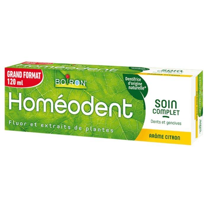 Homéodent-Boiron Homéodent® Soin Complet Dents et Gencives Chlorophylle Tube de 120 ml (Arôme : Citron)