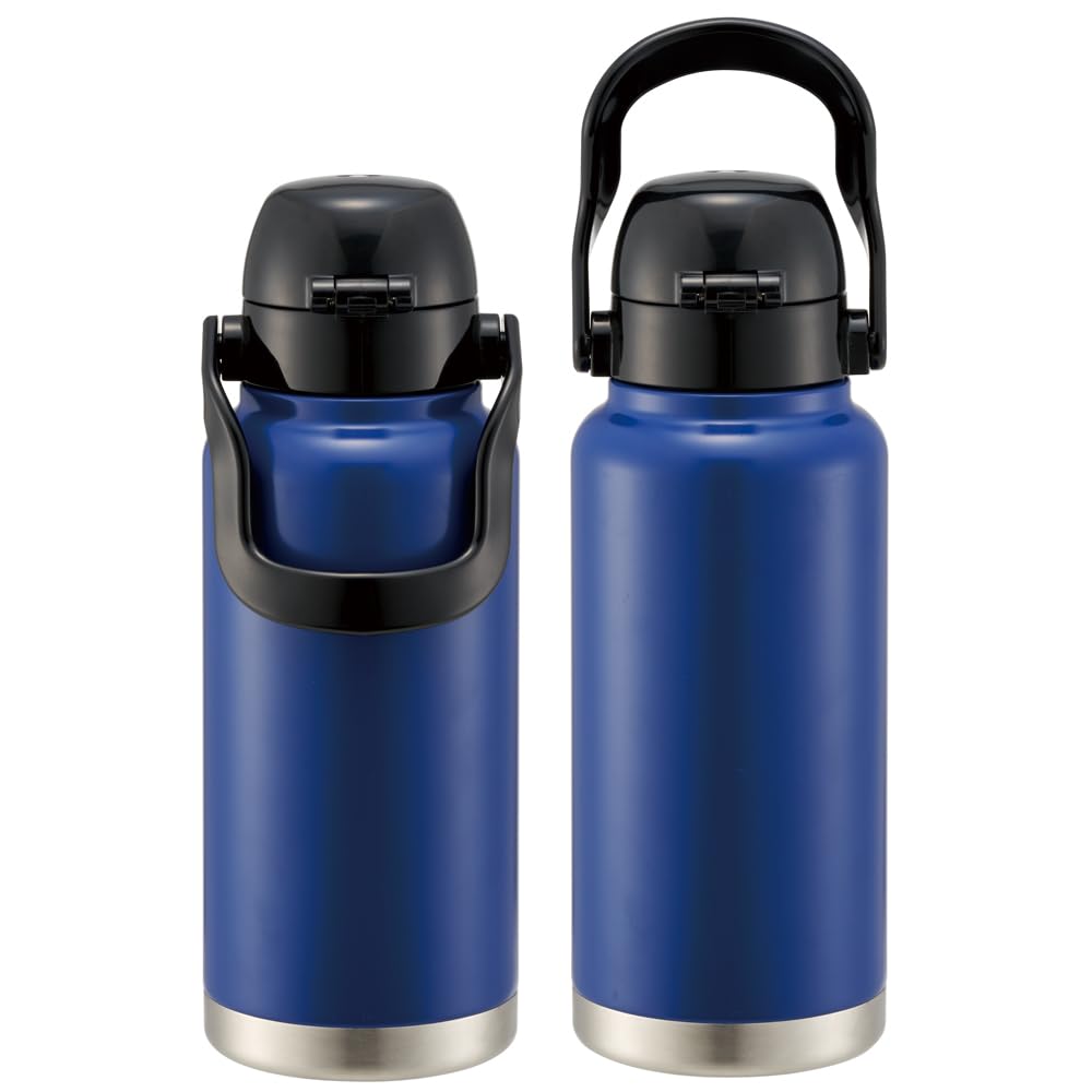 Champion One-Push Direct Drink Bottle with Handle, 1000ml, Navy, STD10H
