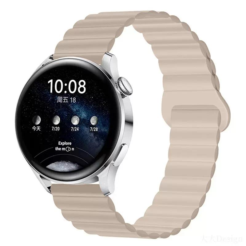 Silicone Strap For Samsung Galaxy watch 6 4 Classic 5 pro 3 Magnetic Loop bracelet HUAWEI GT 2 2e Pro 3 4 20mm 22mm Watch band