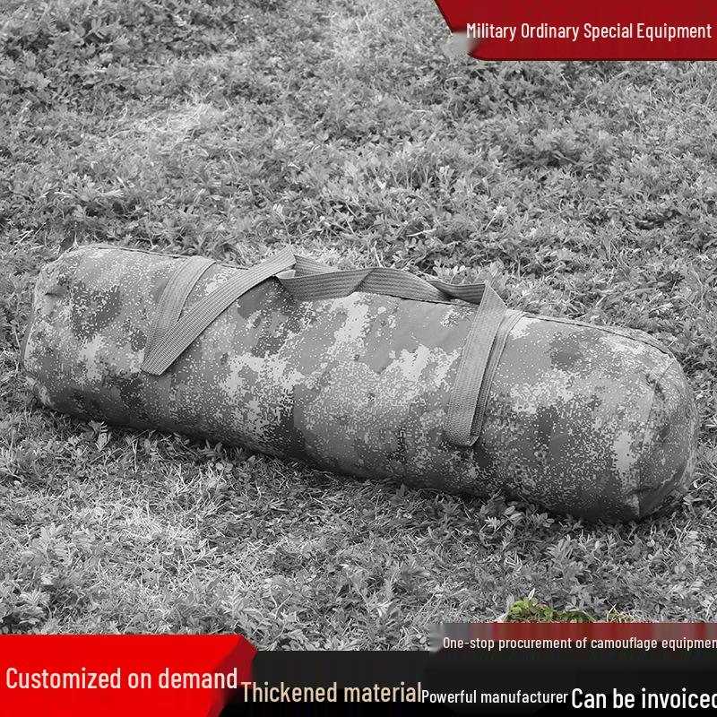 Camouflage Rainproof Soldier Tent for Camping, Mountaineering & Outdoor Training - Portable & Sun-Protected Emergency Shelter.