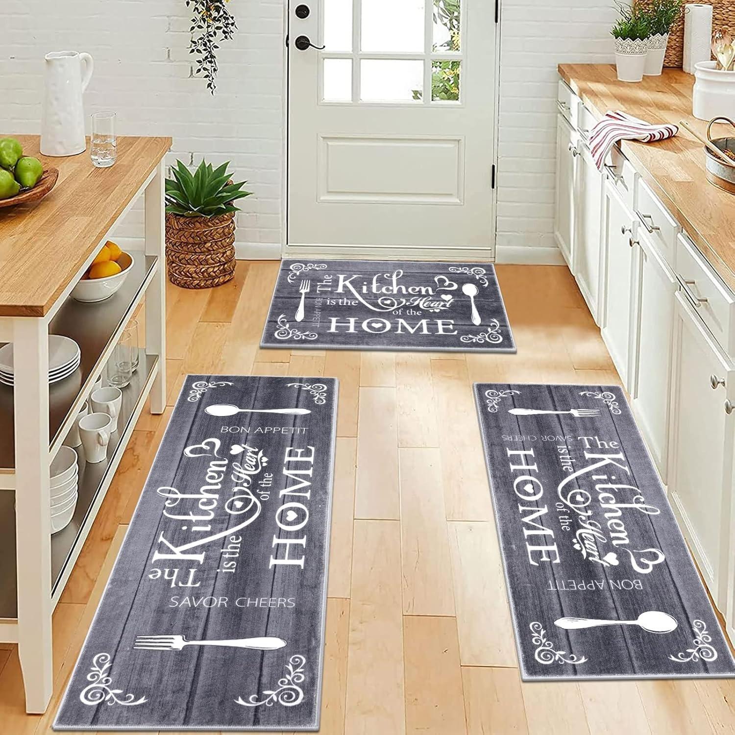 Keukenmat Antislip Vloermat Zacht Machine Wasbare Tapijt Comfortabele Imitatie Houtnerf Huisdecoratie Matten 1pc 50x80cm