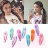 20/40/60pcs Colorful Plastic Hair Clips Daily Use Bangs Clips, Cute And Minimalist Design, Solid Printing (Colors Random)
