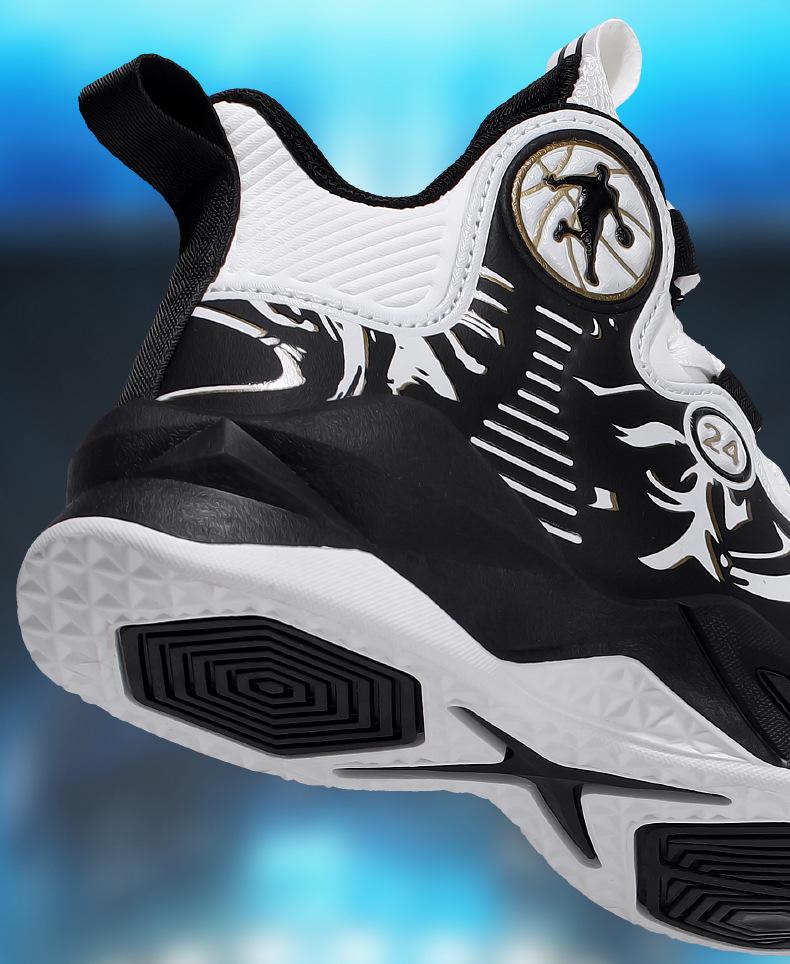 Kobe Youth 2025 Autumn/Winter Boys' Leather Waterproof Basketball & Running Shoes