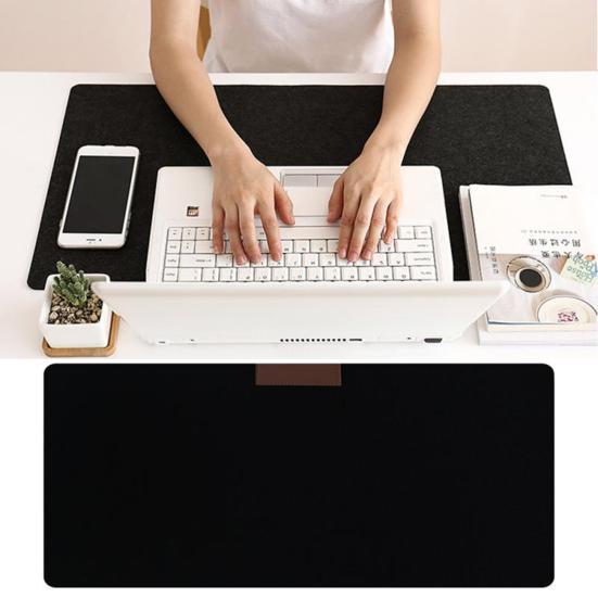 Mouse Mat Silky Protection No Odor Touch Environmental Ultra-thin Solid Pattern Non-slip Stain-resistant