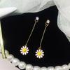 Women Bright Daisy All Matching Flower Earrings Delicate Fashion Earrings