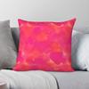 Preppy Pink And Orange Pillowcase Polyester Linen Velvet Creative Zip Decor Sofa Seater Cushion Cover