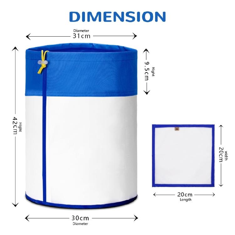 Upgrades 5 Option Filter Bags 5 Gallon Capacity Double Stitches Fabric for Strong Brewing Plant