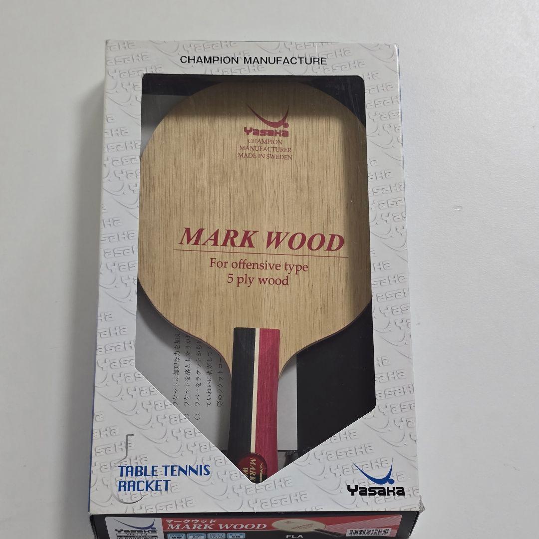 Used YASAKA Yasaka table tennis racket Mark Wood MARK WOOD FLA