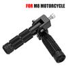 Pair CNC Aluminum M8 Motorcycle Passenger Foot Peg Foldable Rear Pedal Footrest
