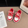Kids' Breathable Red Skate Shoes - Spring/Autumn 2026 Style, Non-Slip and Fashionable Casual Sports Footwear for Christmas & New Year.