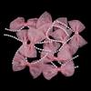 10pcs/lot Mini Cute Mesh Polka Dot Pearl Bow For Jewelry Making DIY Wedding Party Hair Clip Headband Clothing Crafts Decoration