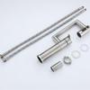 304 Stainless Steel Single Hole Hot And Cold Mixer Bathroom Basin Faucet Brushed Deck Mounted Washbasin Crane For Bathroom