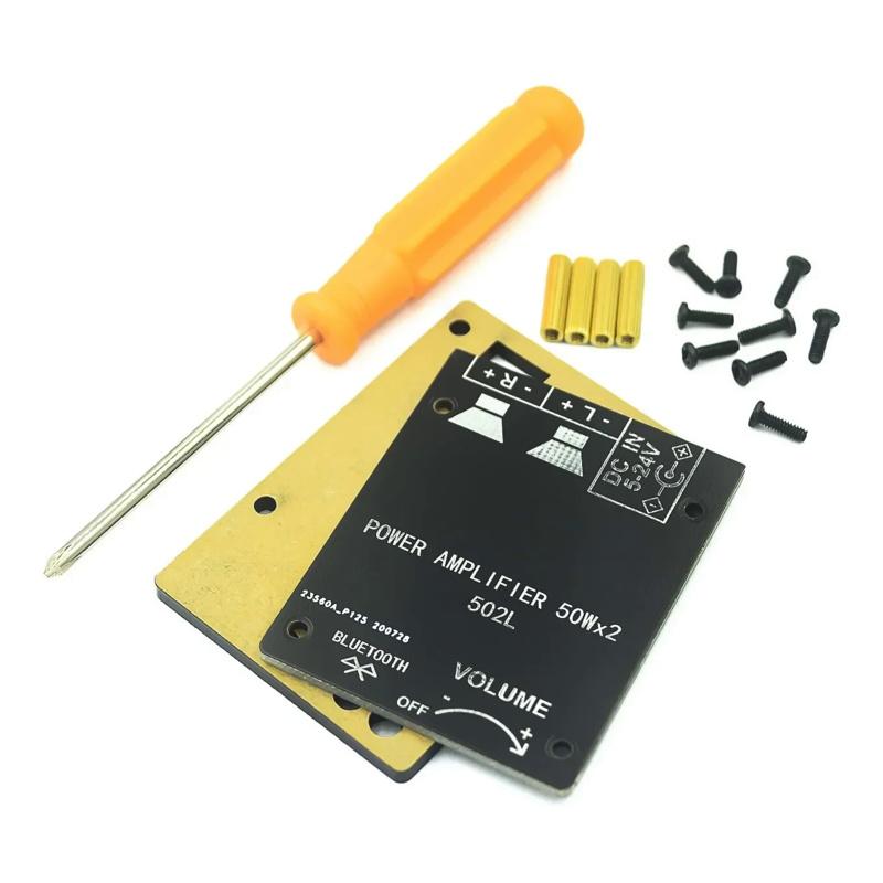 ZK-502L MINI Bluetooth 5.0 DC 5-24V Wireless Audio Digital Power Amplifier Stereoboard 50Wx2 Bluetooth Amp Amplificador