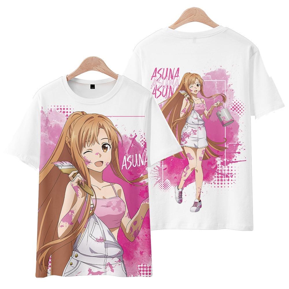 Sword Art Online AnimeT-Shirts Men Women Tee Shirt Short SleeveT Shirt Plus Size Tops