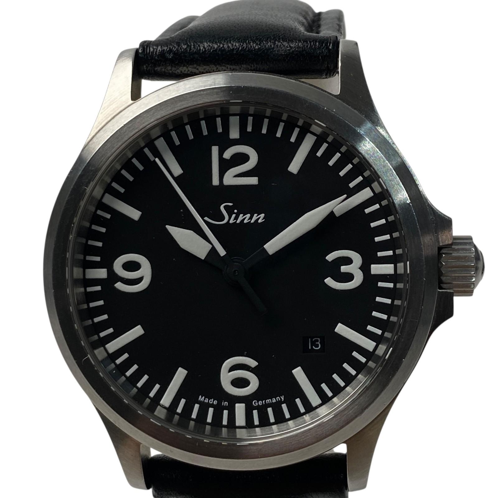 

Used SinnWatches black/Silver Stainless steel mens blackDial
