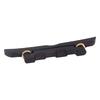 Mandolin Bridge Archtop Style Ebony Wood with Metal Hardware Height Adjustable Ebony Bridge for Mandolin Guitar Bass