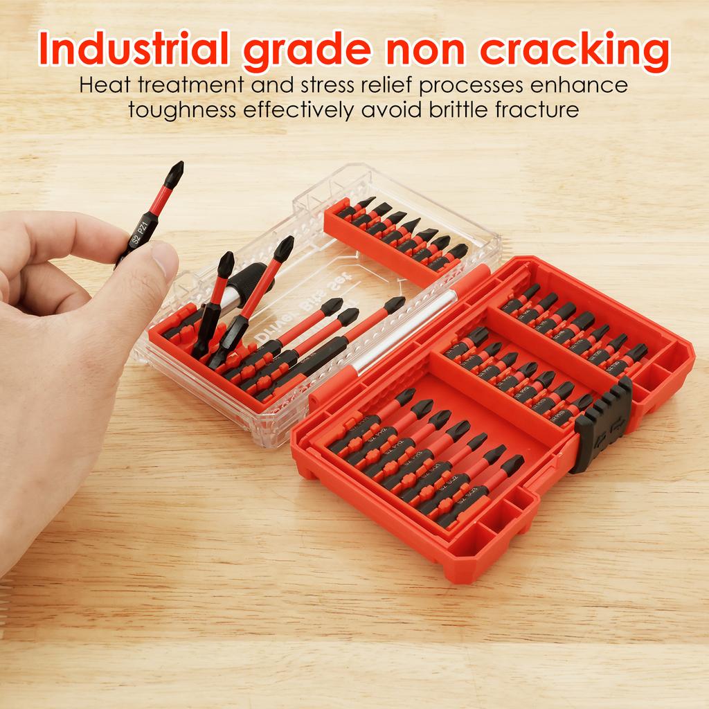 1 Set Impact Hex Head Allen Wrench Drill Bit Set 1/4 inch Screwdriver Bit Chrome Vanadium Steel Magnetic Screw Extension Adapter