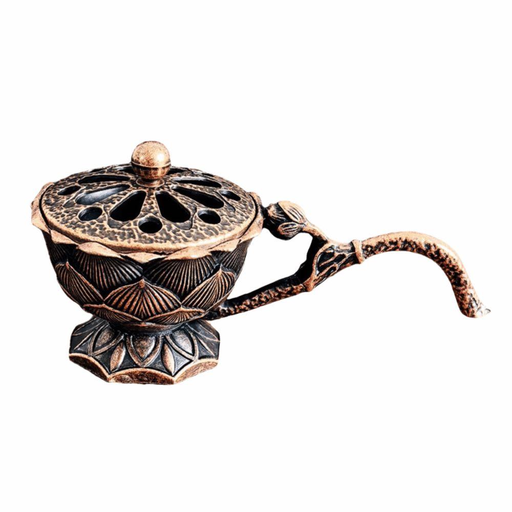 New Chinese Style Incense Burner Zinc Alloy Good Symbolism Indoor Aromatherapy Accessories Lotus Lucky Cat Incense Burning