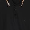 Burberry Men's Check Trim Cotton Polo Shirt