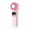 199-Speed Digital Display Handheld & Desktop Fan with Ice Pack, Foldable Design, USB Charging, and Night Light