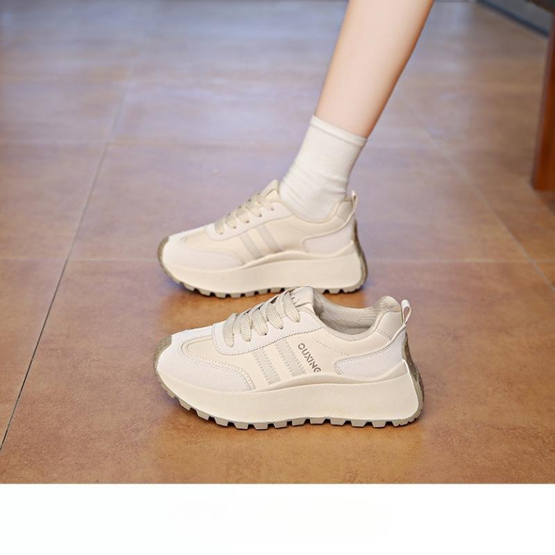 Women's Thick Bottom Sports Shoes Spring Street Women's Running Shoes Heightening Hundred Casual Shoes