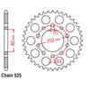 LOPOR 525 CNC 15T 40T Front Rear Motorcycle Sprocket For Honda CB-1 CB400 CB 1 400 500 CB500 1994-2003 Cup R