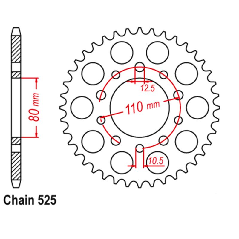 LOPOR 525 CNC 15T 40T Front Rear Motorcycle Sprocket For Honda CB-1 CB400 CB 1 400 500 CB500 1994-2003 Cup R